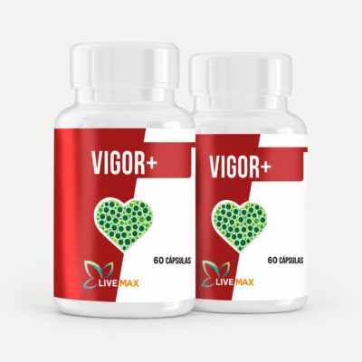 Frasco de Vigor+ Combo con ingredientes naturales, suplemento LiveMax Guatemala