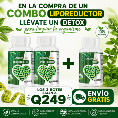 liporeductor + detox promocion